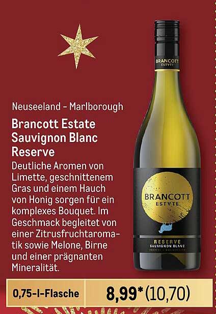 Brancott Estate Sauvignon Blanc Reserve