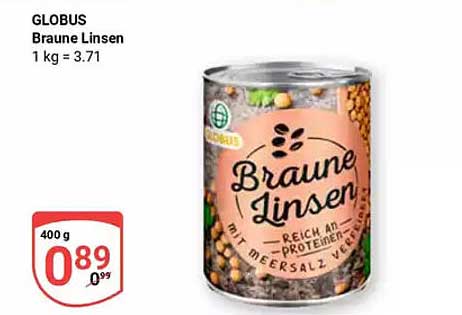 Braune Linsen