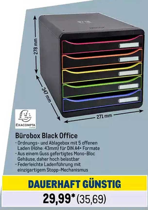 Bürobox Black Office