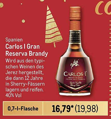 Carlos I Gran Reserva Brandy