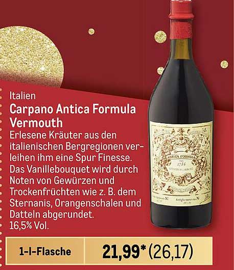 Carpano Antica Formula Vermouth