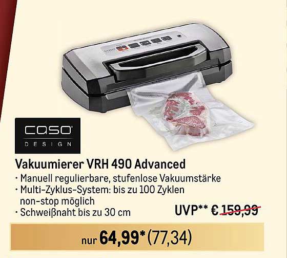 Caso Design Vakuumierer VRH 490 Advanced