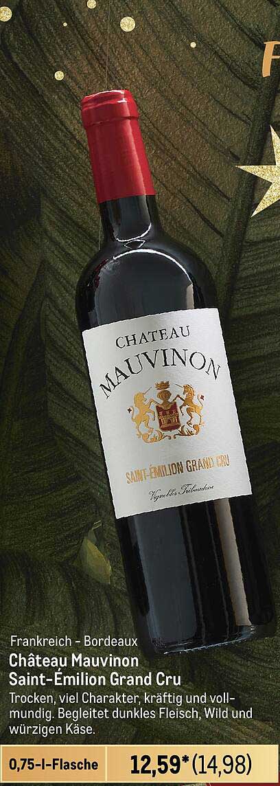 Château Mauvinon Saint-Émilion Grand Cru