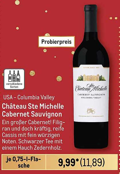 Château Ste Michelle Cabernet Sauvignon