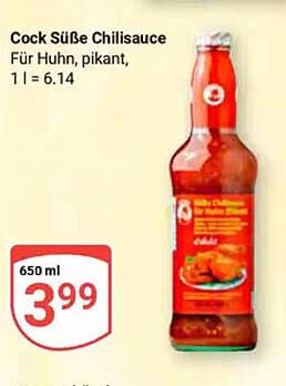 Cock Süße Chilisauce