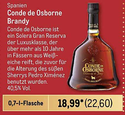 Conde de Osborne Brandy