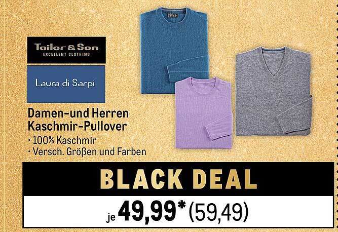 Damen- und Herren Kaschmir-Pullover