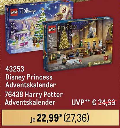 Disney Princess Adventskalender  
Harry Potter Adventskalender