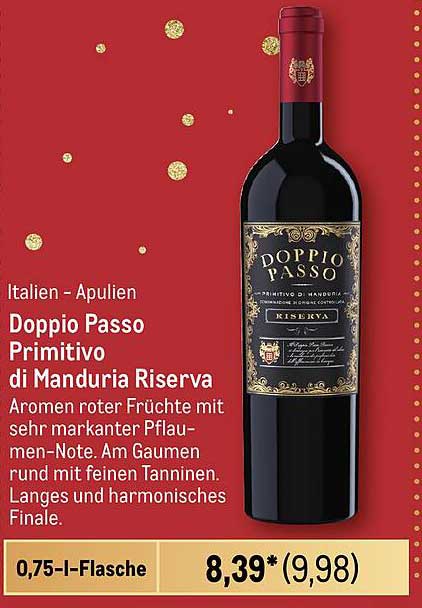 Doppio Passo Primitivo di Manduria Riserva