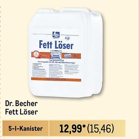 Dr. Becher Fett Löser