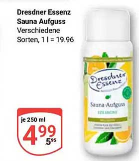 Dresdner Essenz Sauna Aufguss