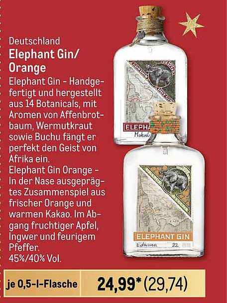 Elephant Gin/Orange