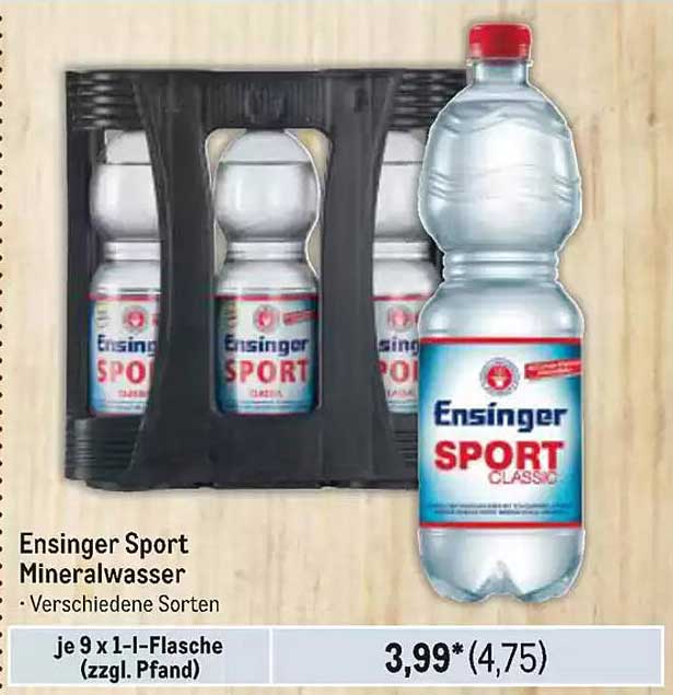 Ensigner Sport Mineralwasser