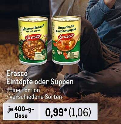 Erasco Eintöpfe oder Suppen