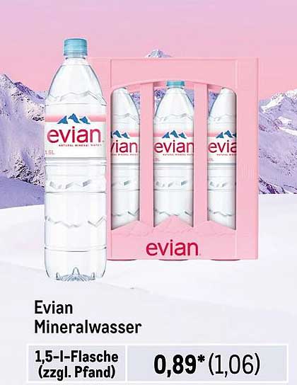 Evian Mineralwasser