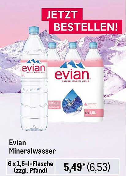 Evian Mineralwasser