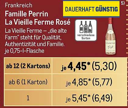 Familie Perrin La Vieille Ferme Rosé