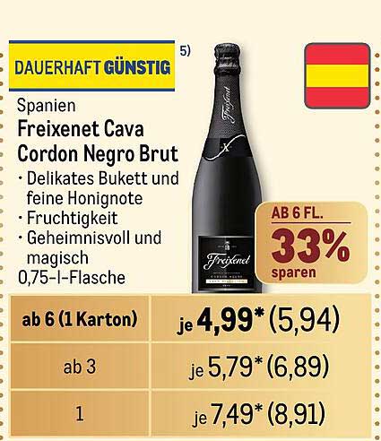 Freixenet Cava Cordon Negro Brut