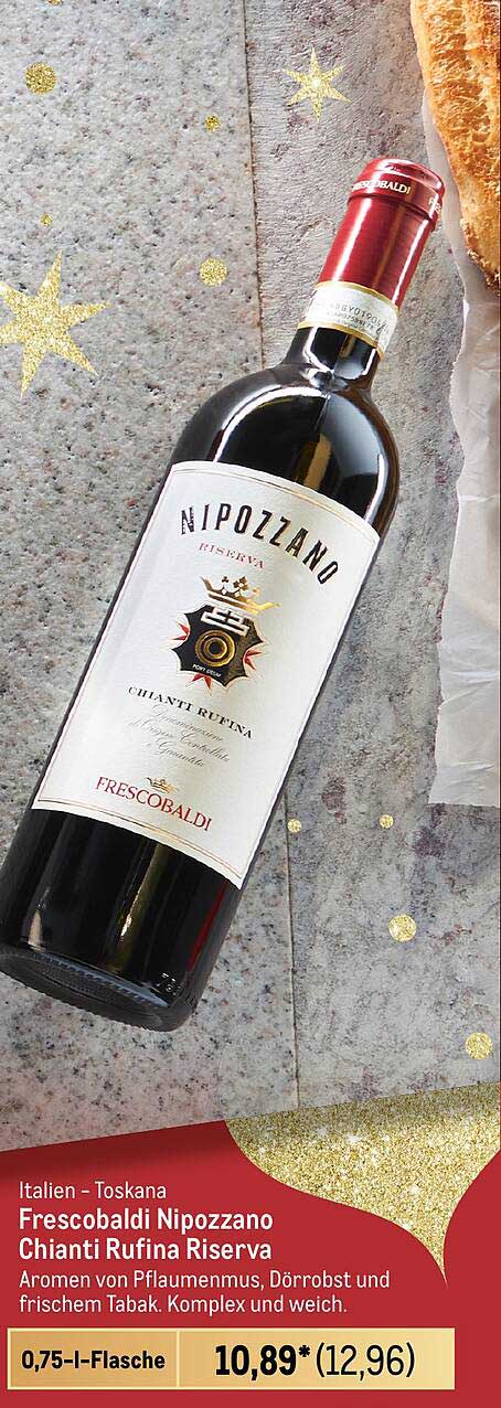 Frescobaldi Nipozzano Chianti Rufina Riserva