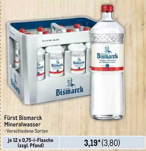 Fürst Bismarck Mineralwasser