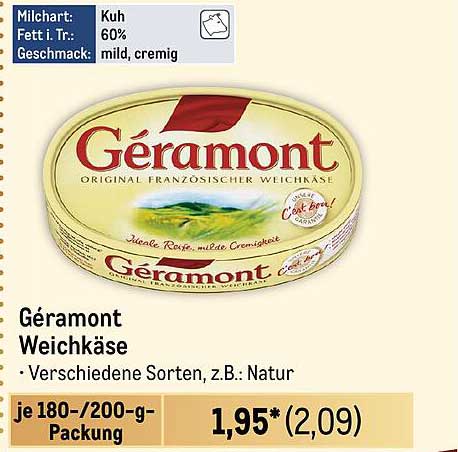 Géramont Weichkäse