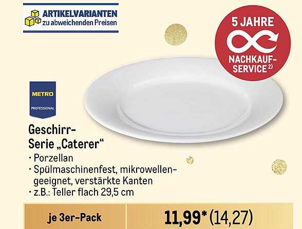 Geschirr-Serie „Caterer“