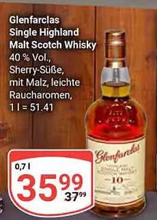 Glenfarclas Single Highland Malt Scotch Whisky