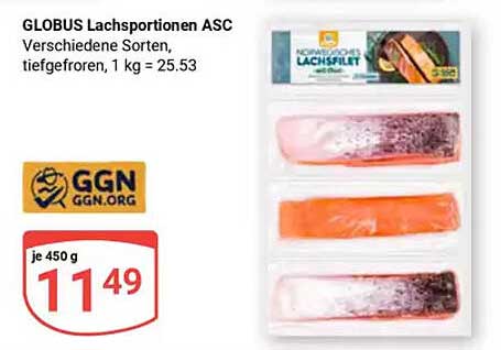 GLOBUS Lachsportionen ASC