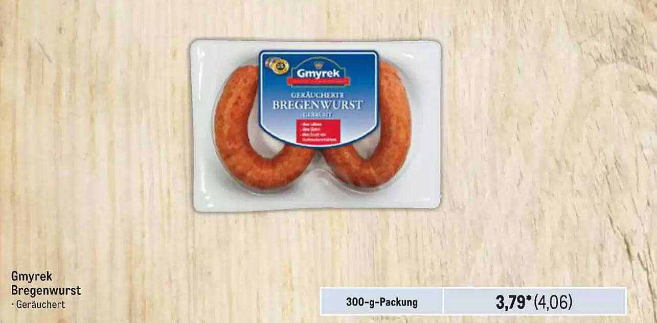 Gmyrek Geräucherte Bregenwurst