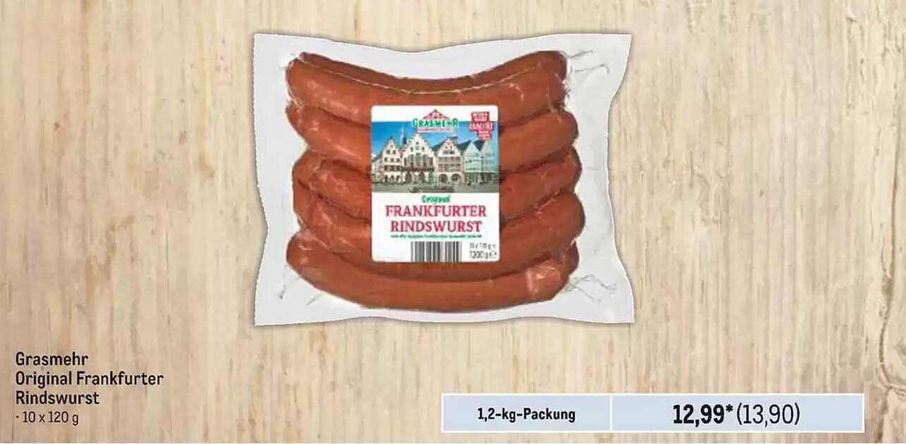 Grasmehr Original Frankfurter Rindswurst