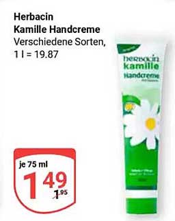 Herbacin Kamille Handcreme