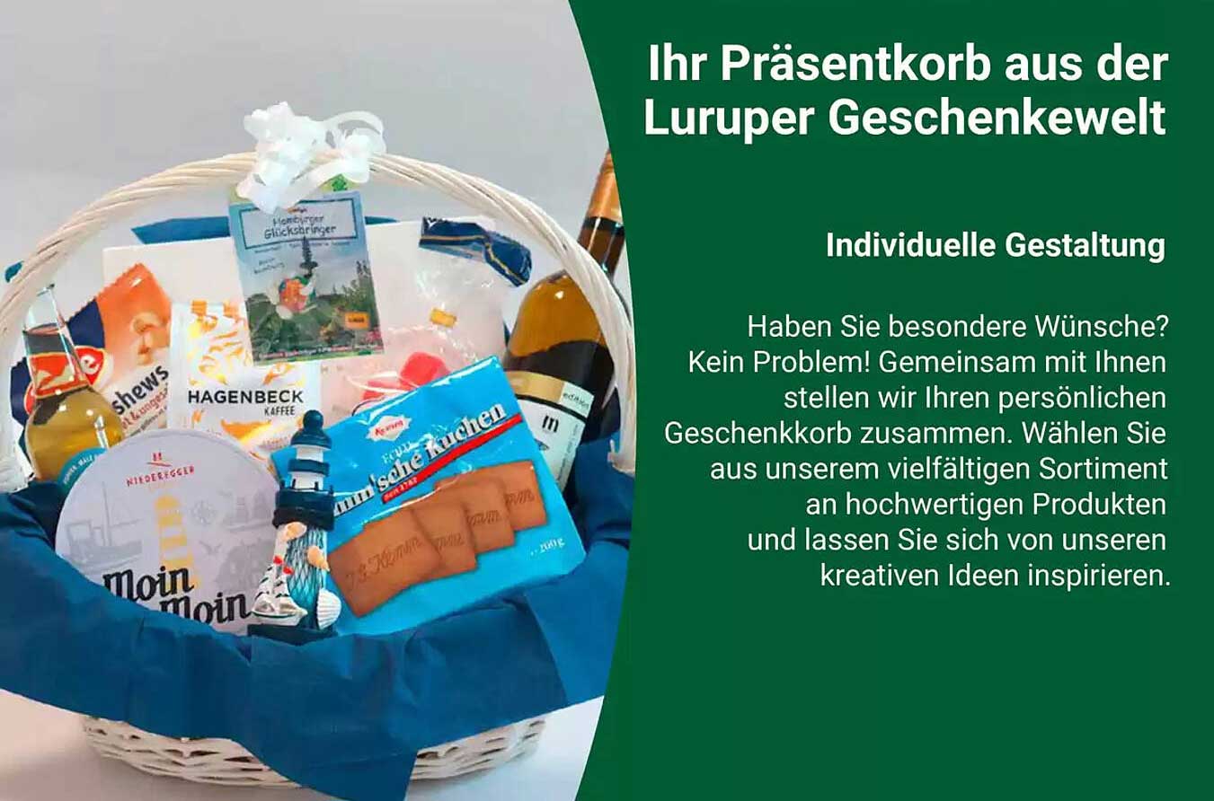 Ihr Präsentkorb aus der Luruper Geschenkewelt