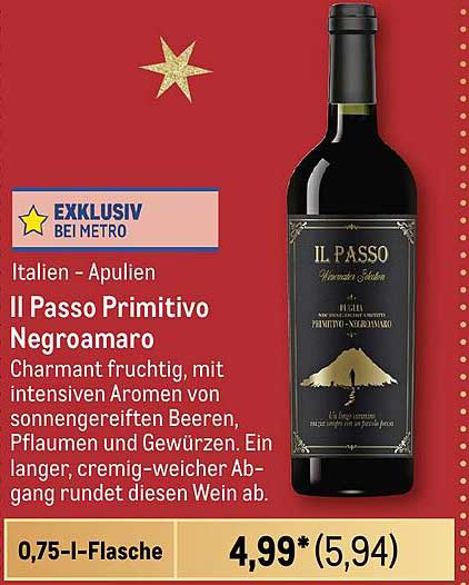 Il Passo Primitivo Negroamaro