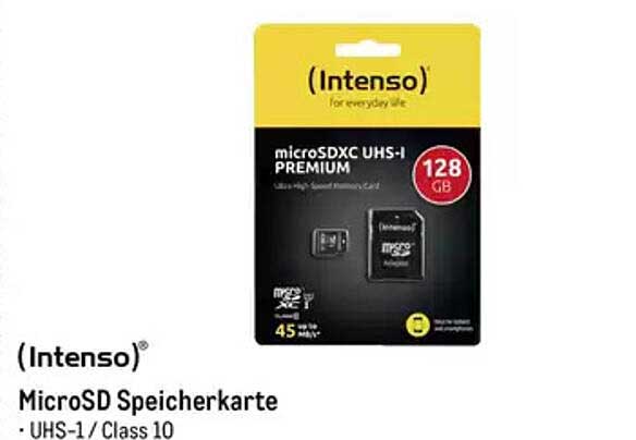 Intenso MicroSD Speicherkarte