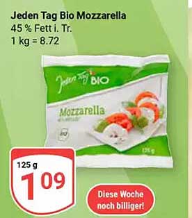 Jeden Tag Bio Mozzarella