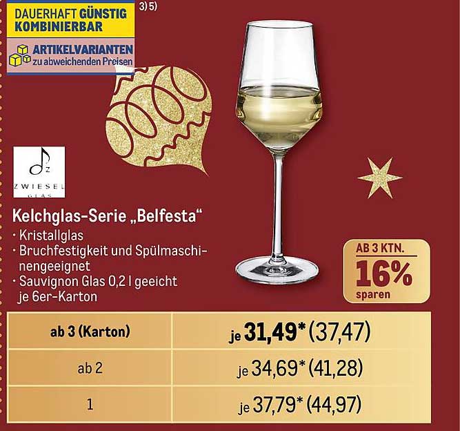 Kelchglas-Serie „Belfesta“