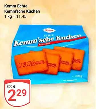 Kemmt Echte Kemm'sche Kuchen