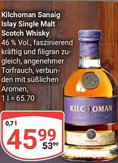 Kilchoman Sanaig Islay Single Malt Scotch Whisky