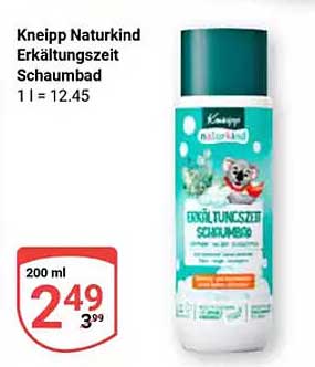 Kneipp Naturkind Erkältungszeit Schaumbad