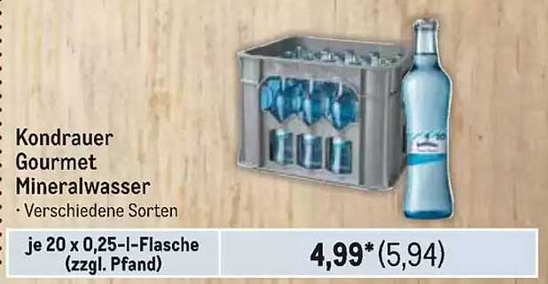 Kondrauer Gourmet Mineralwasser