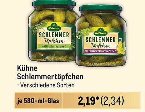 Kühne Schlemmer-Töpfchen