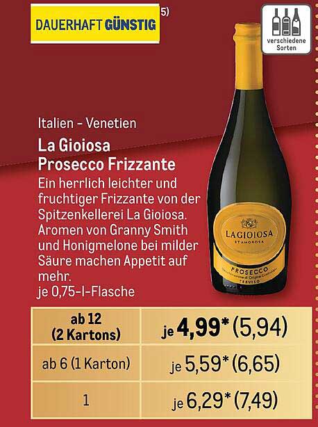 La Gioiosa Prosecco Frizzante