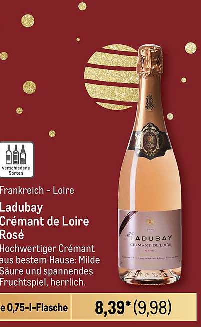 Ladubay Crémant de Loire Rosé