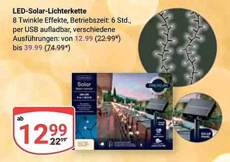 LED-Solar-Lichterkette