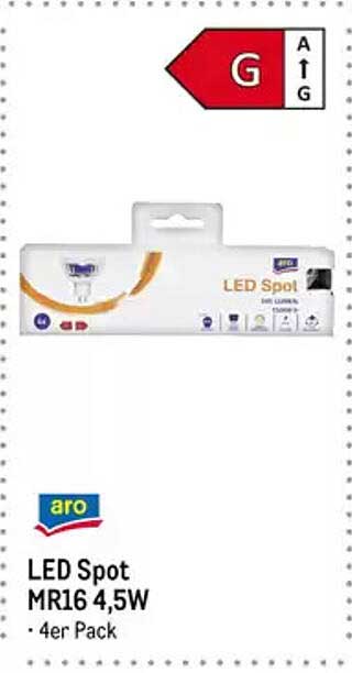 LED Spot MR16 4,5W