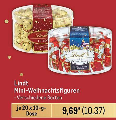 Lindt Mini-Weihnachtsfiguren