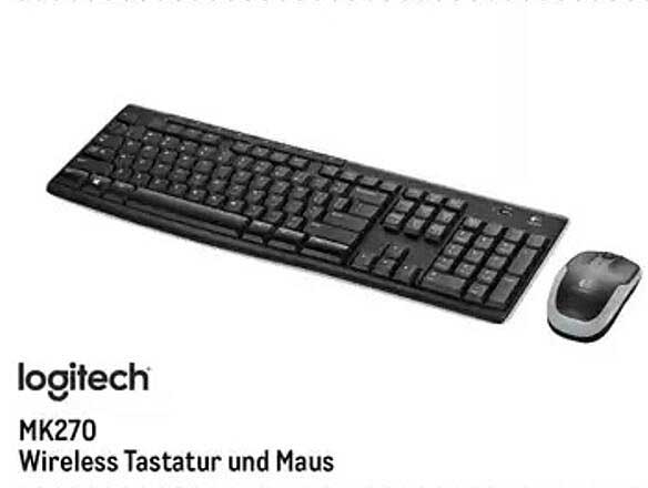 Logitech MK270 Wireless Tastatur und Maus