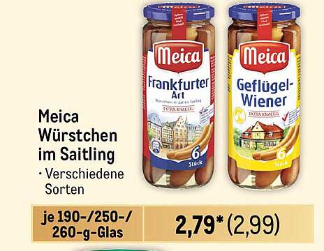 Meica Würstchen im Saitling