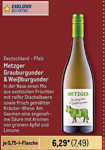 Metzger Grauburgunder & Weißburgunder