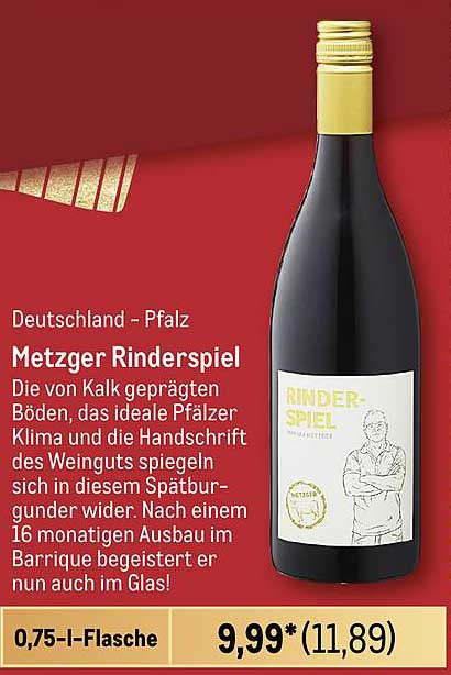 Metzger Rinderspiel